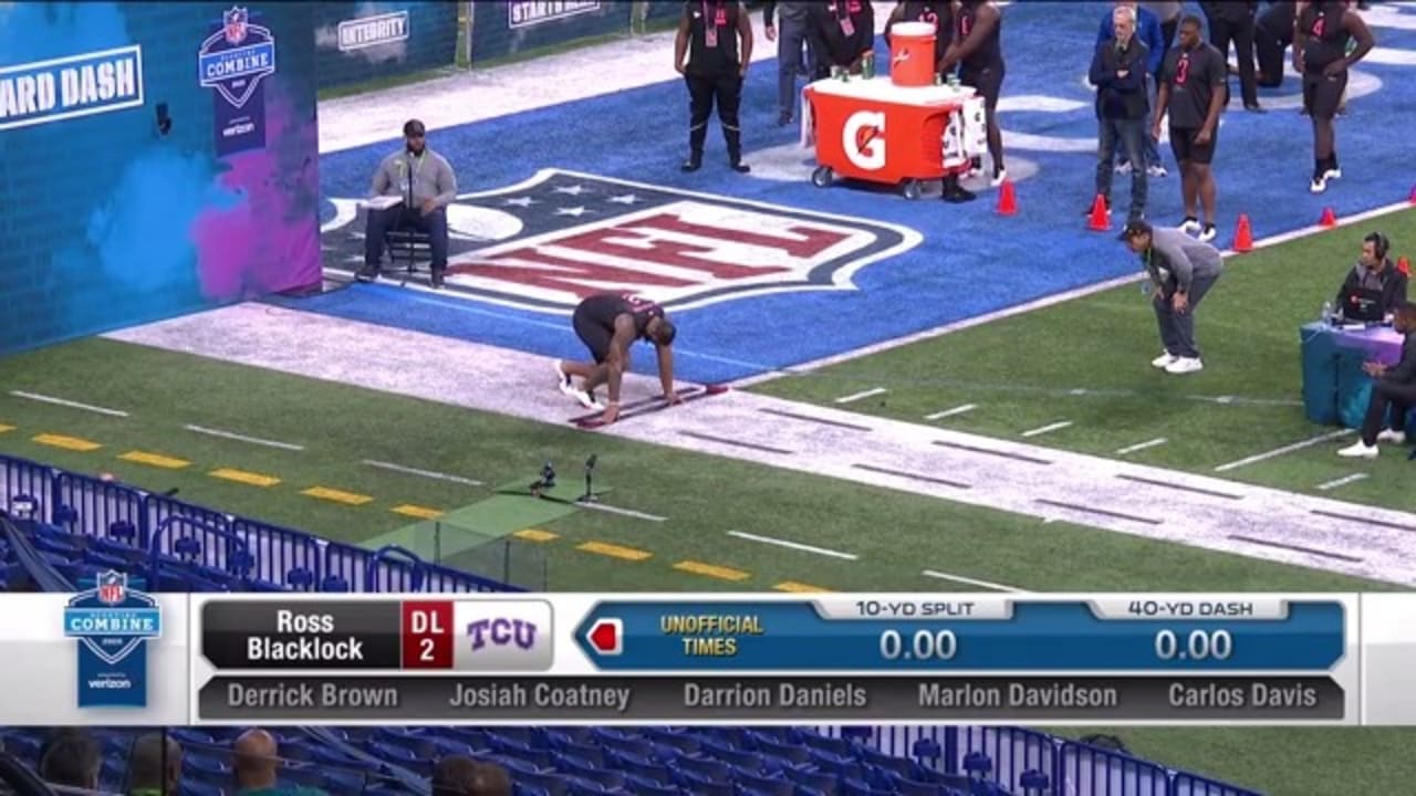 Ross Blacklock runs official 4.90 second 40-yard dash at 2020 combine