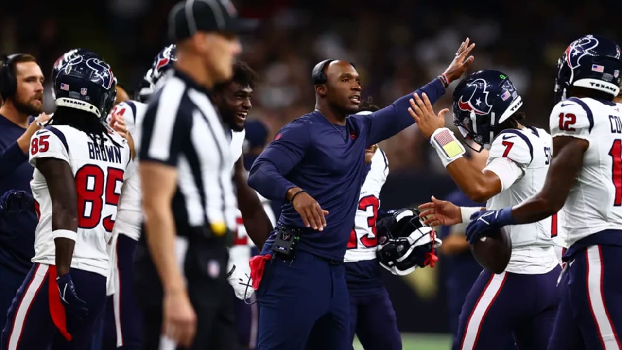 Texans hitting the road after the tie game at NRG