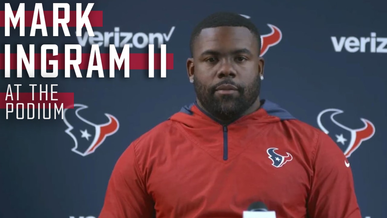 RB Mark Ingram II Press Conference (8302021)