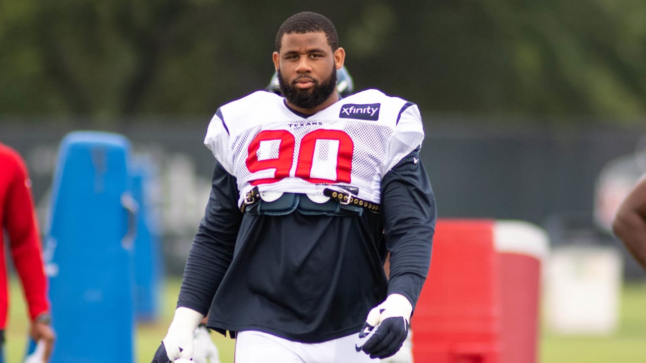 Houston Texans Ross Blacklock spoke with the media after practice on  Tuesday.