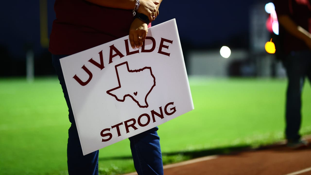 Houston Texans present Uvalde HS with new uniforms, invite team to upcoming  game