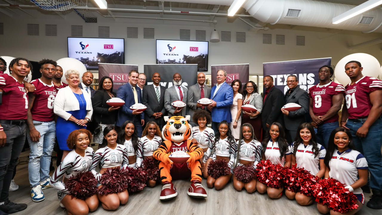 The Houston Texans and Texas Southern University announced a two-year  partnership that will positively impact the Houston community by creating  opportunities for student athletes both on the field and in the classroom.