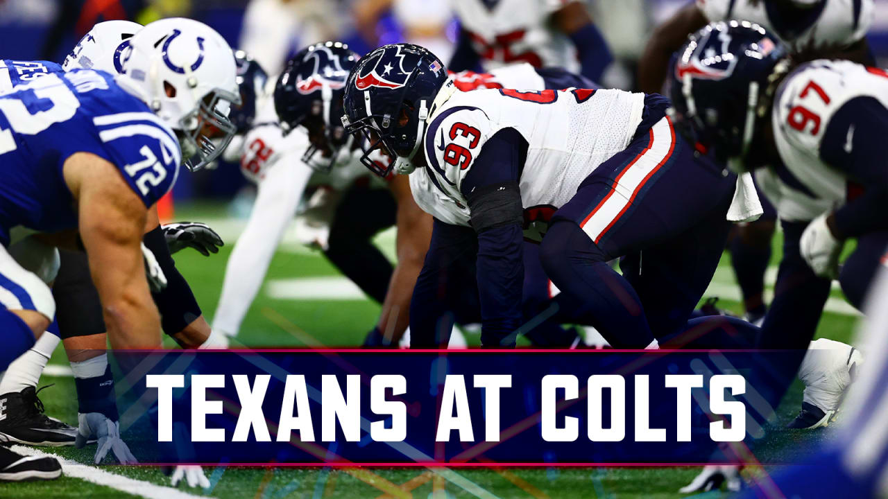 The Houston Texans are taking on the Indianapolis Colts for Week 18 of the  2022 NFL Regular Season.