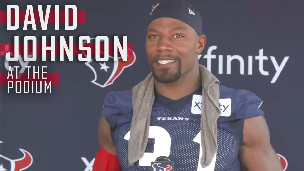 RB David Johnson | Training Camp Press Conference (7-28-2021)