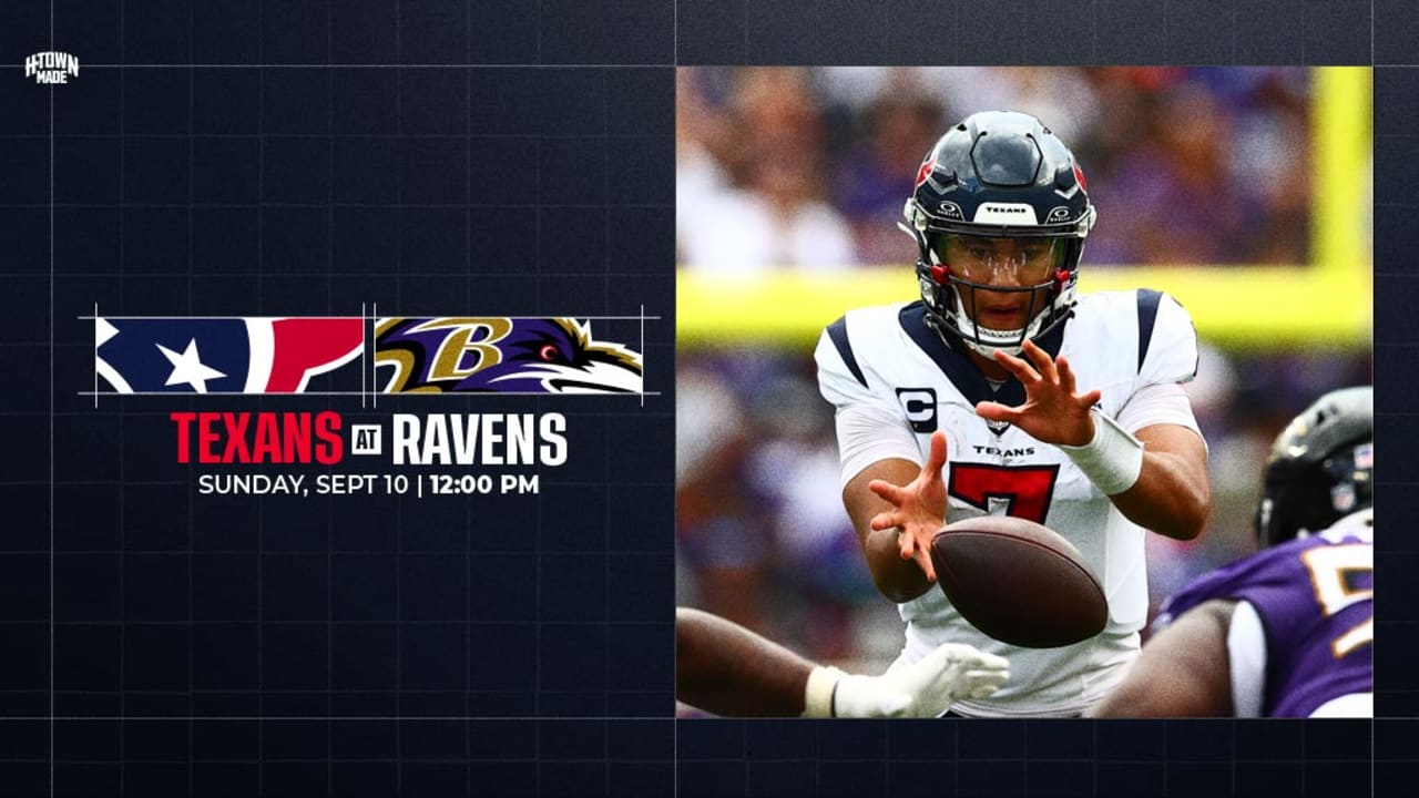 Texans Week 1 snap counts at Baltimore The Day After