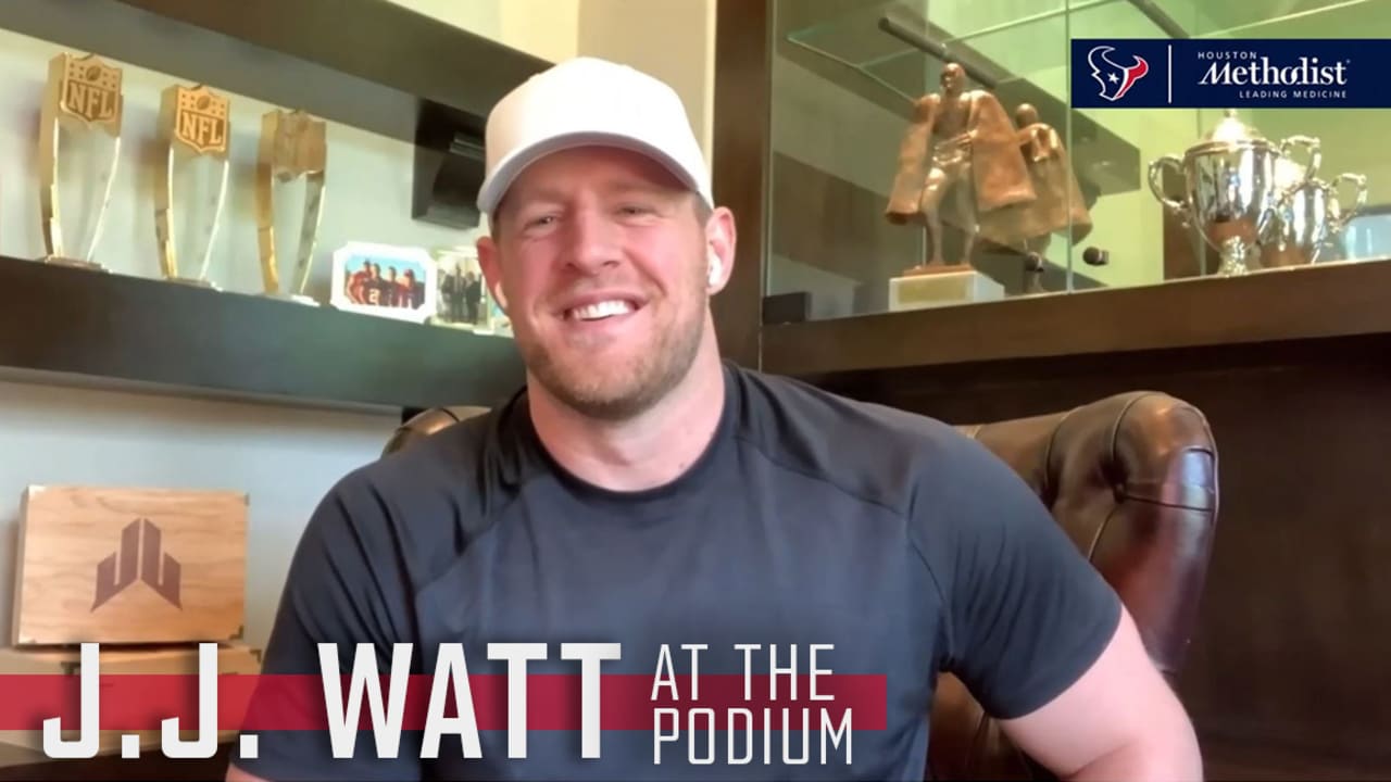 J.J. Watt press conference: Houston Texans star has passionate rant