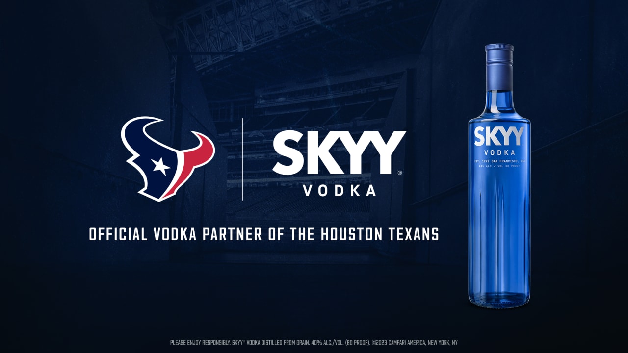 Houston Texans announce partnership with SKYY® Vodka