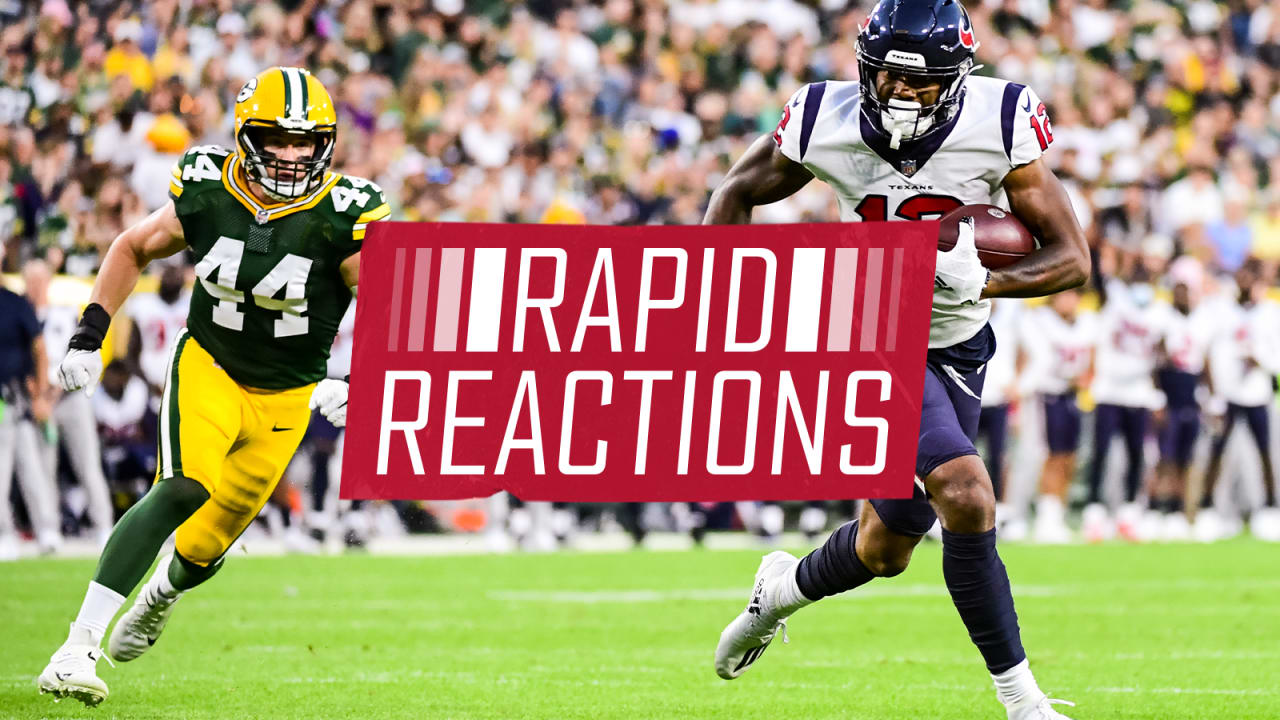 Love showcases his skills, Packers fall to Texans 26-7 in first preseason  game