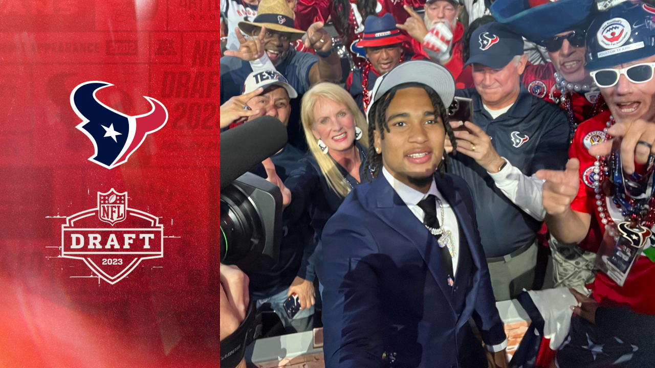 C.J. Stroud and Will Anderson Jr. Call In Live to Texans Draft Party