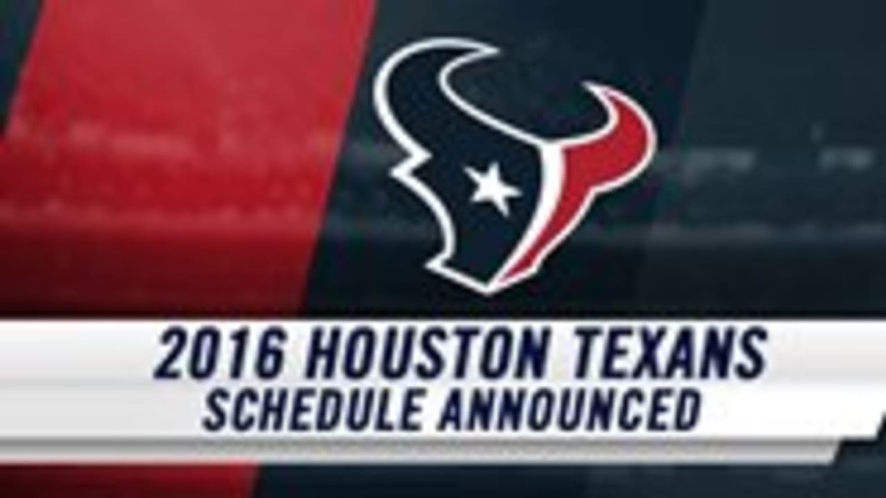 Texans-Colts Sunday Night Football 2016: Schedule, Game Time, TV