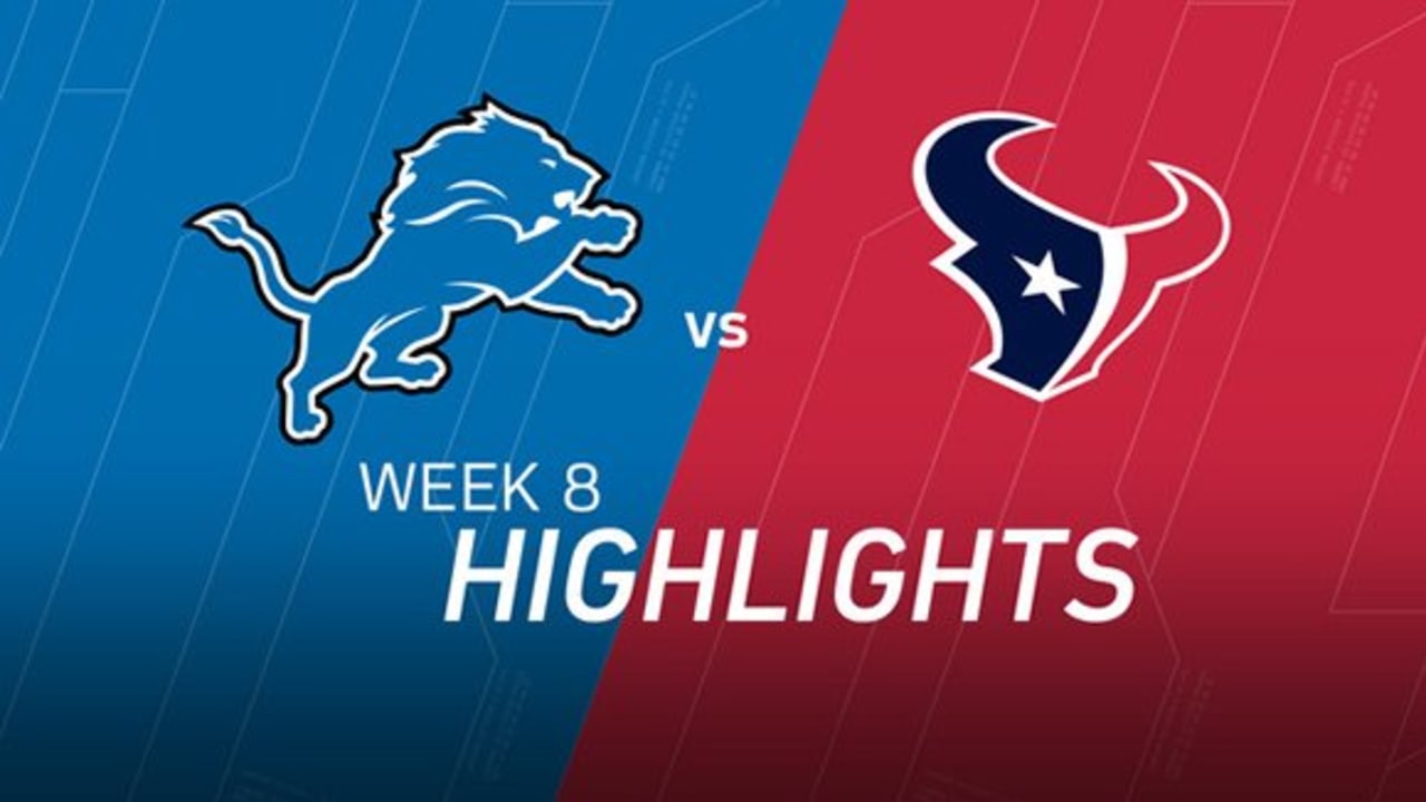 Texans vs. Lions highlights