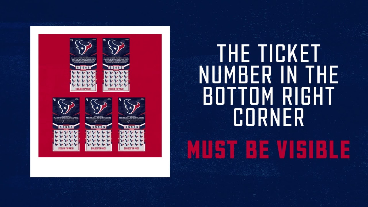 TEXANS TICKETS  Raffle Creator