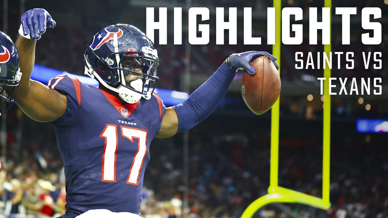 FULL GAME HIGHLIGHTS  Texans vs. Saints, Game 1