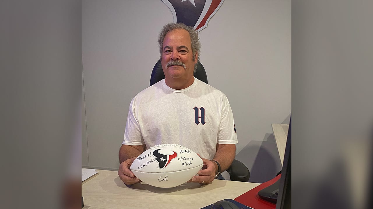 Chair and CEO Cal McNair went to Reddit to answer questions from Texans  fans - and nothing was off the table.