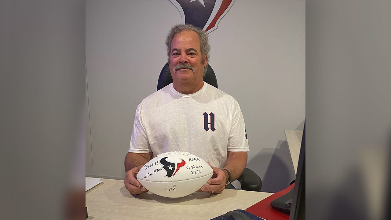 Chair and CEO Cal McNair went to Reddit to answer questions from Texans fans