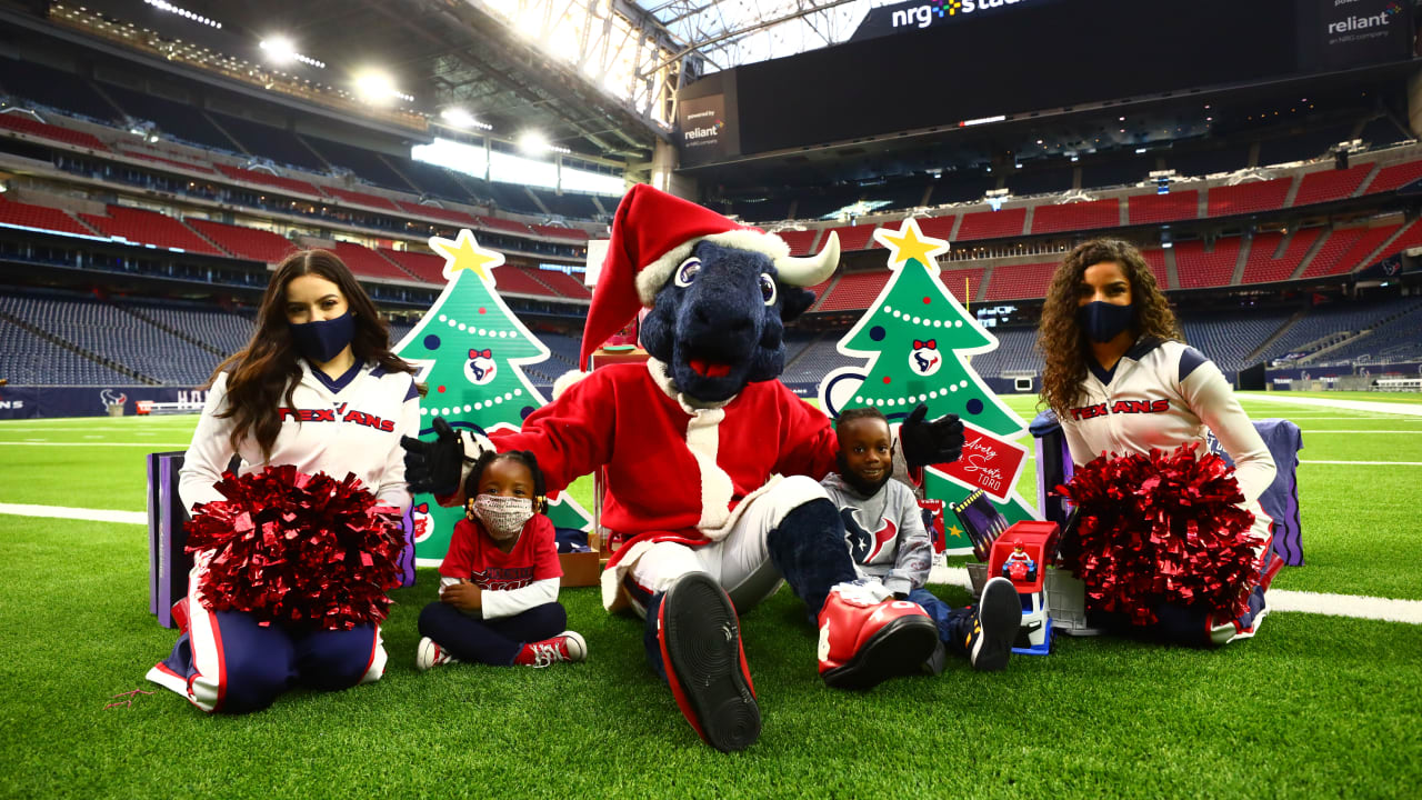 Houston Texans NFL Family Holiday Santa Hat