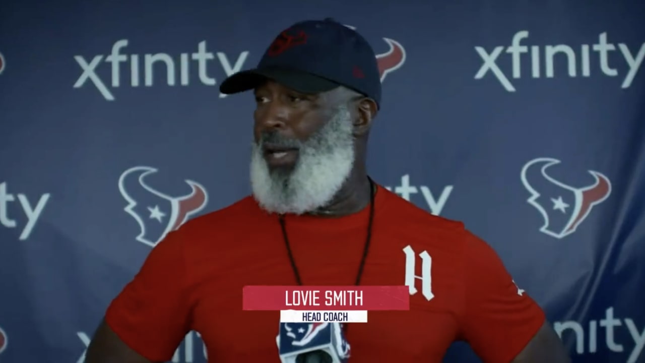 Job status of Texans head coach Lovie Smith very much up in the air