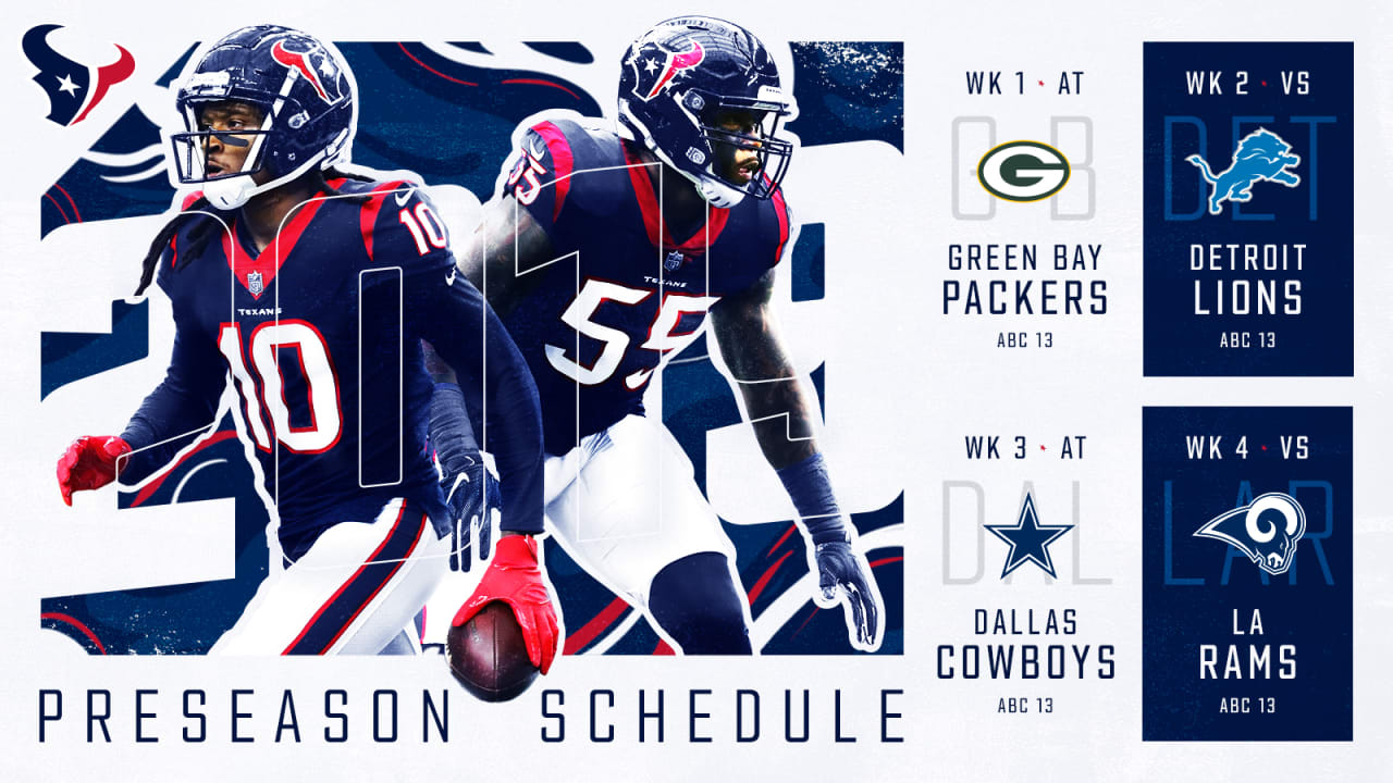 NFL - The 2019 NFL Preseason Schedule!