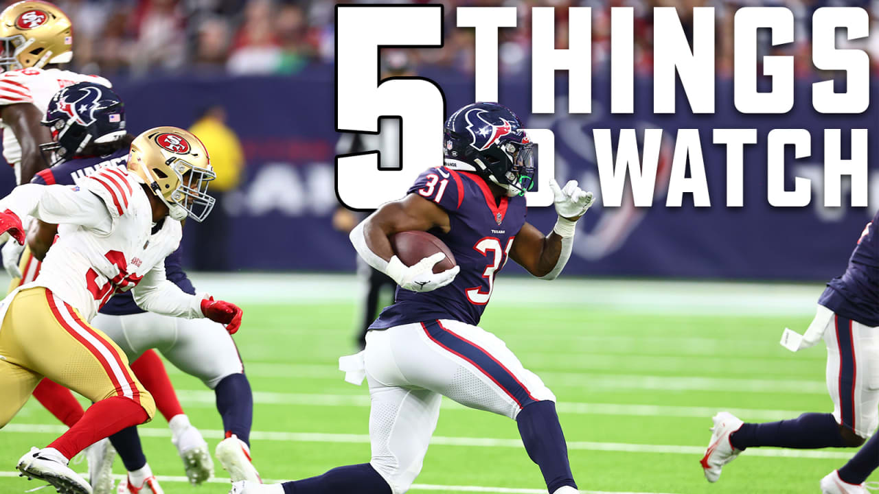 Top headlines going into Texans vs. Colts for Week 1 at NRG Stadium.