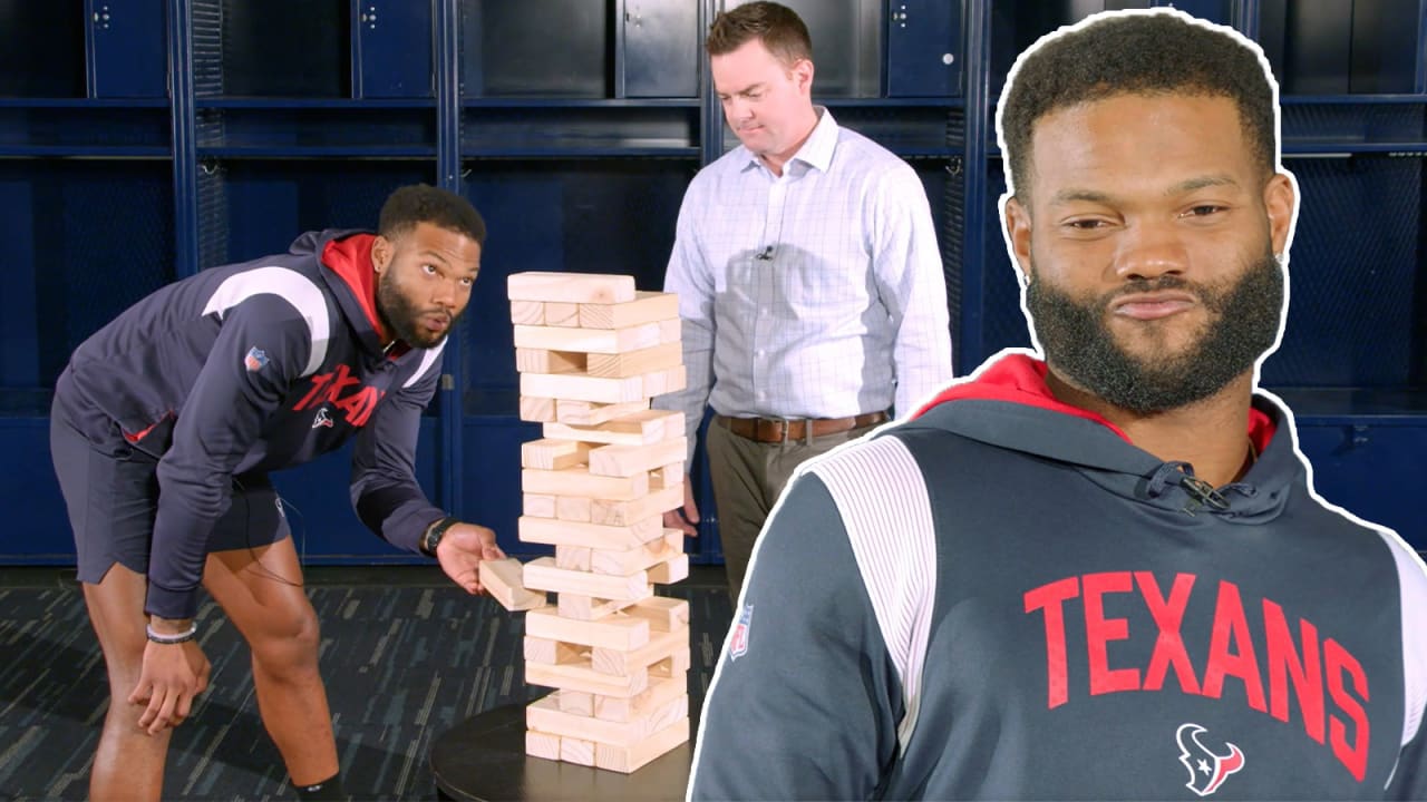 NFL player Jonathan Owens reveals his biggest Leo traits while playing  Jenga