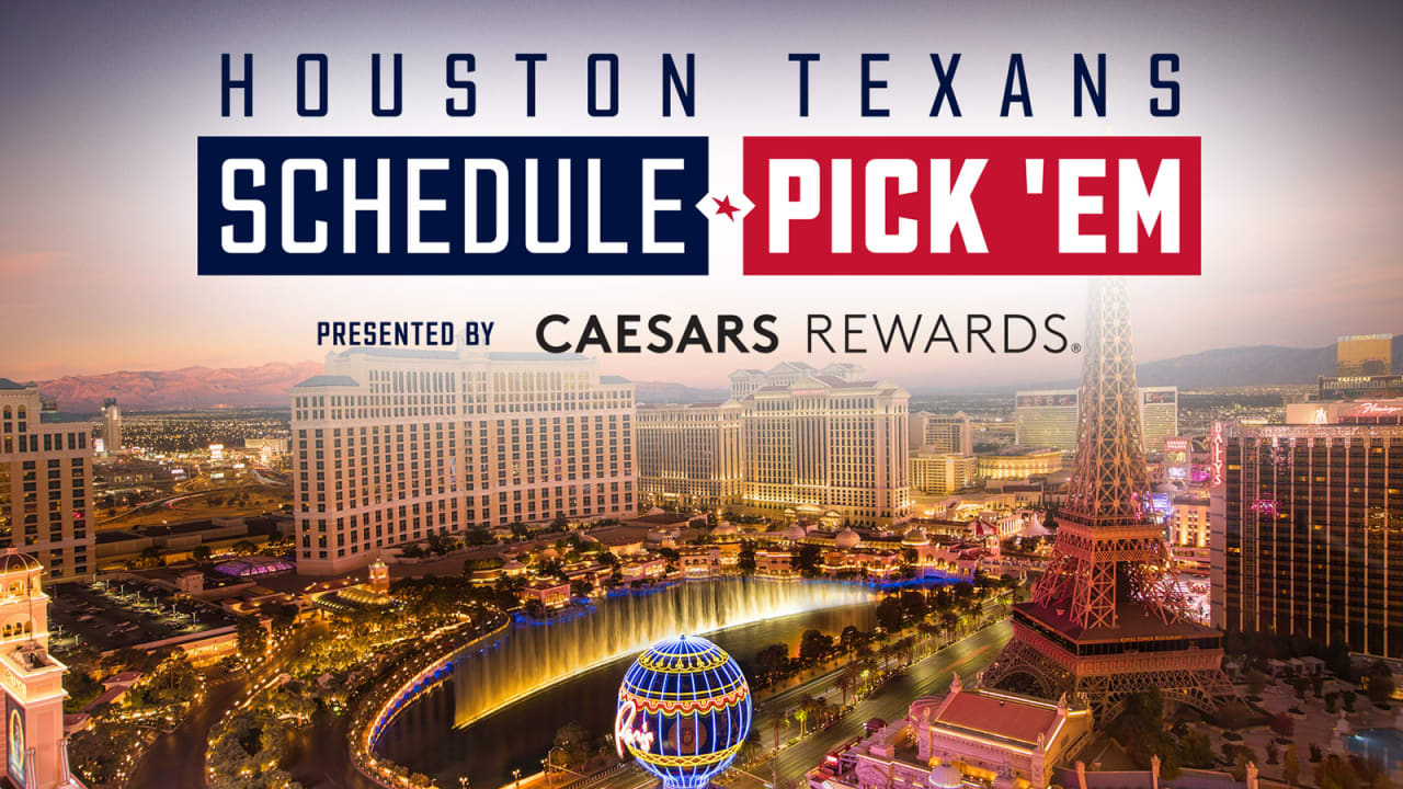 Texans Radio predicts the first five games of the 2022 Texans Schedule in  the Schedule Pick 'Em contest presented by Caesars Rewards.