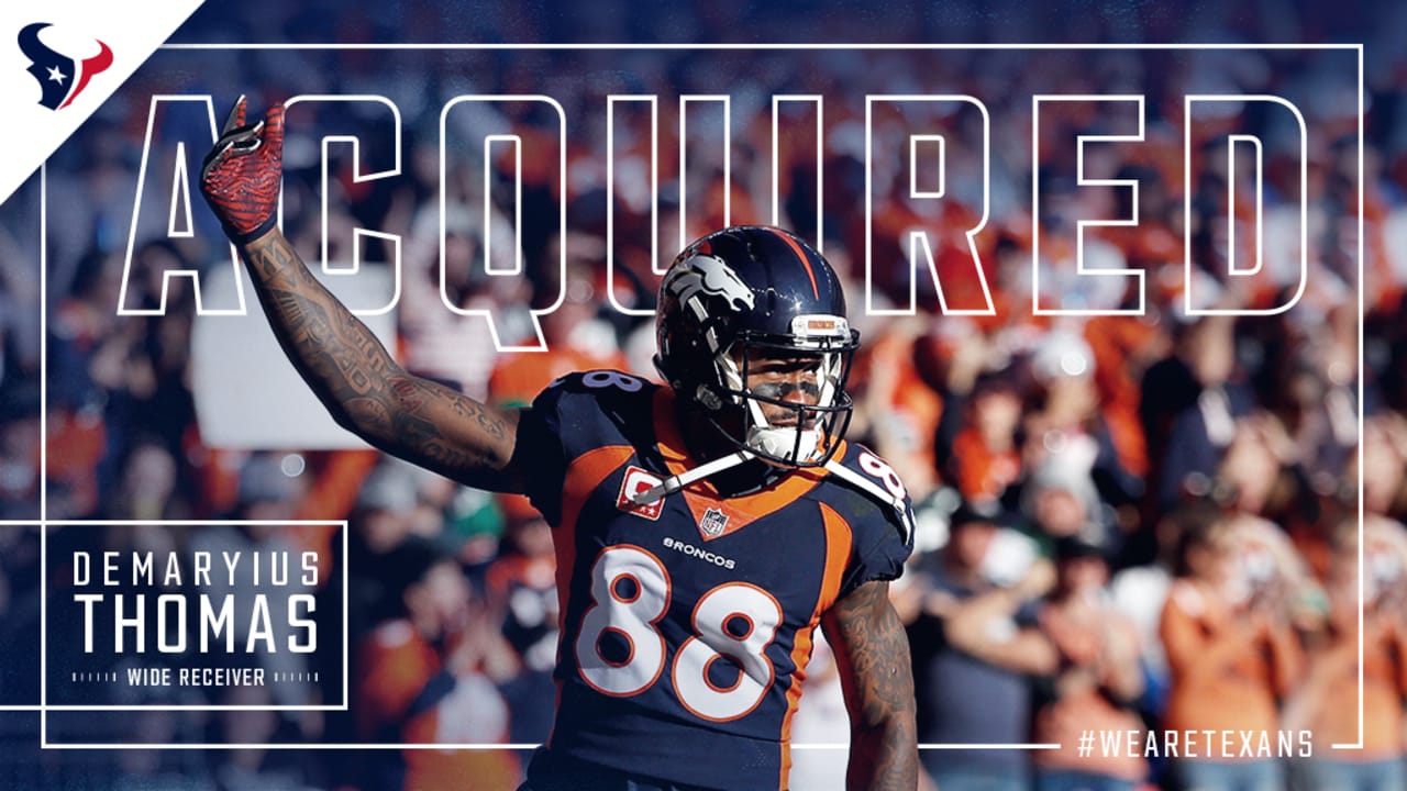 Everything you need to know about Texans' Demaryius Thomas