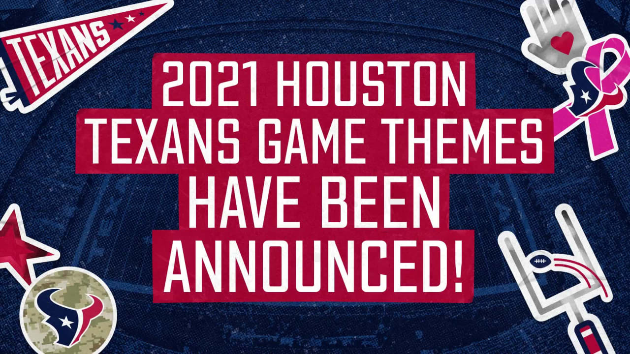 The Houston Texans today are announcing the themes for each home