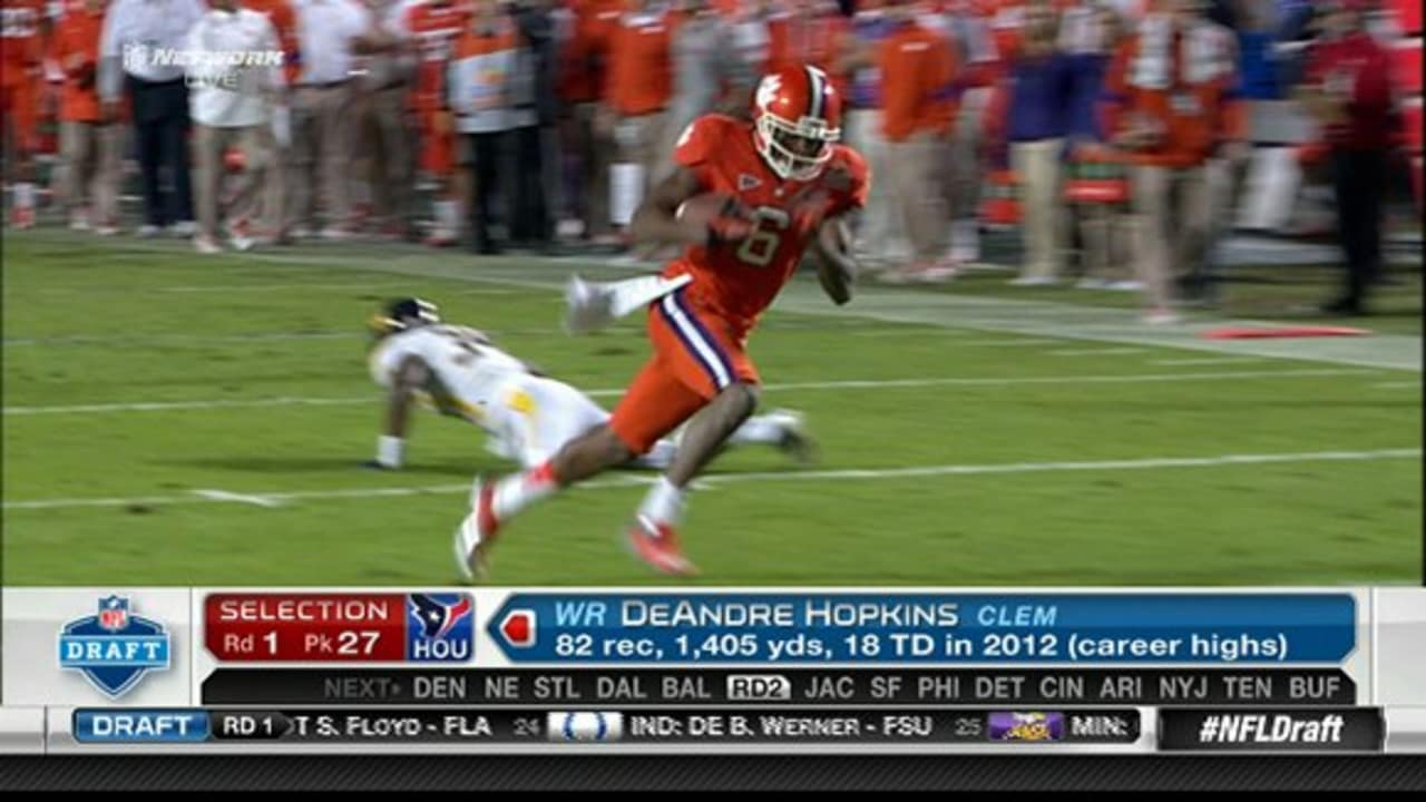 Texans draft DeAndre Hopkins at No. 27