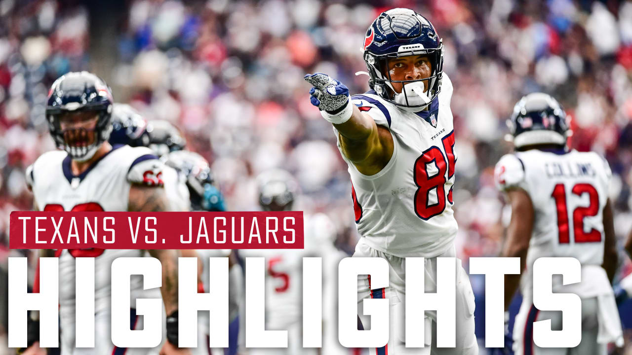 HIGHLIGHTS  Jacksonville Jaguars vs. Houston Texans, Week 1