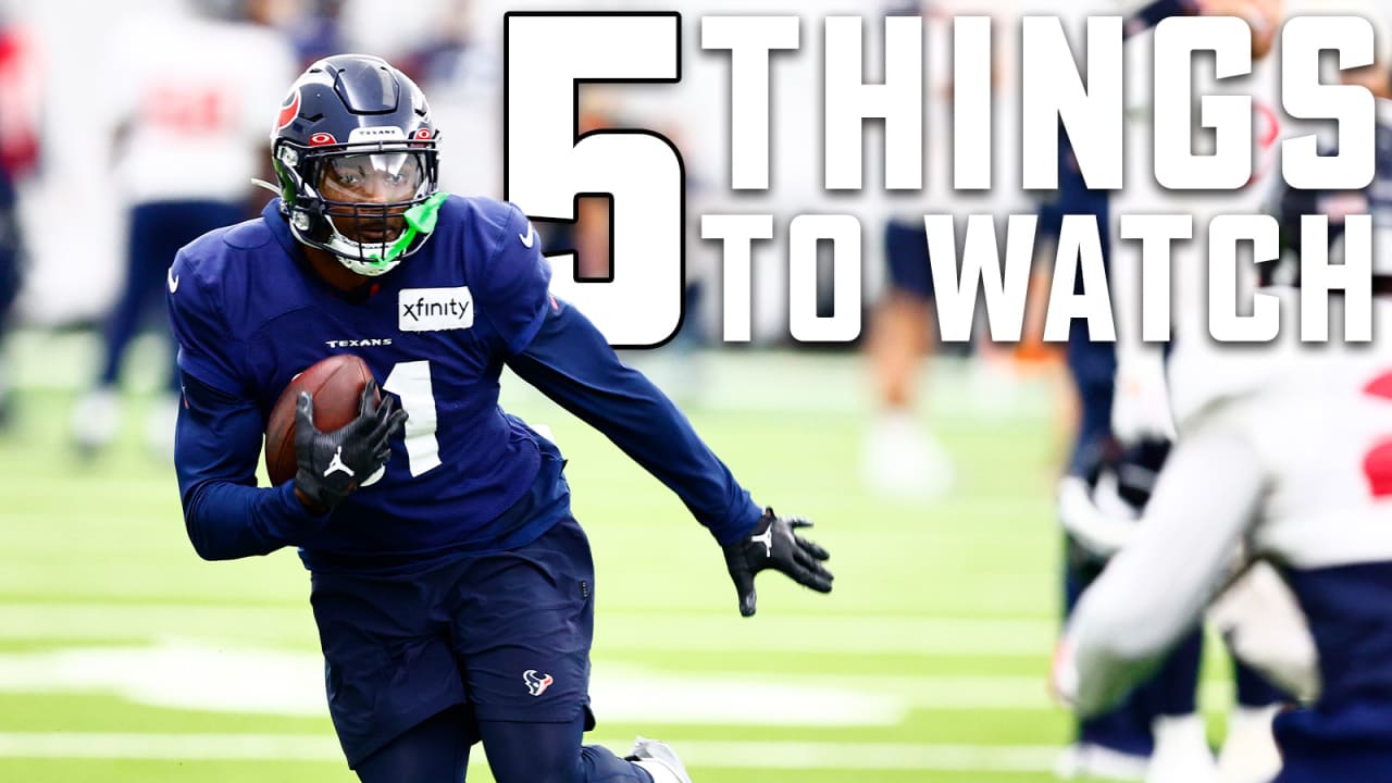 Drew Dougherty shares the top five things to watch as the Texans take on  the Cowboys in Dallas.