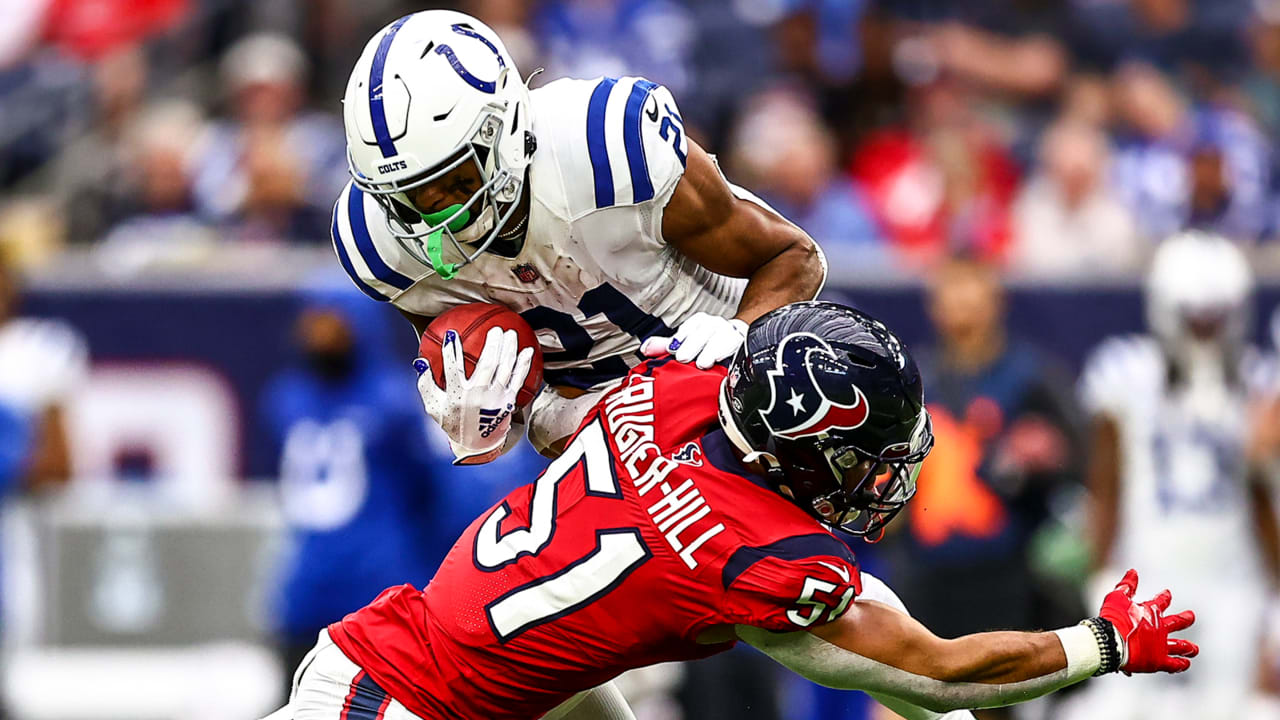 Kamu Grugier-Hill set a new franchise record in single-game tackles for the  Houston Texans during Sunday's game against the Indianapolis Colts.