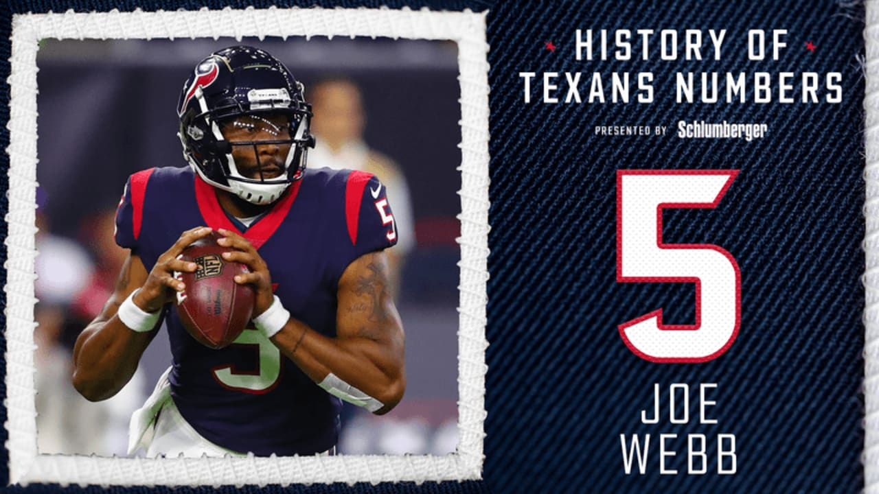 The Houston Texans Top 5 least-worn jersey numbers in franchise history