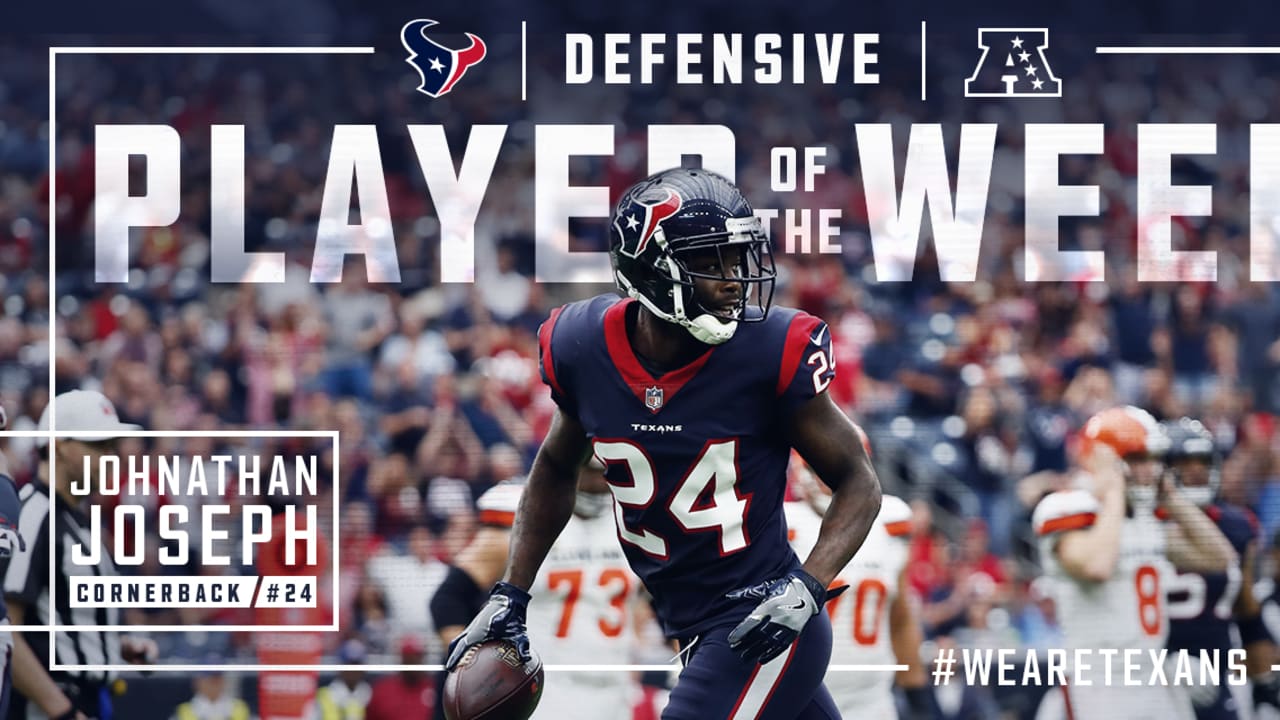 Johnathan Joseph Wins AFC Defensive Player Of The Week - Battle Red Blog