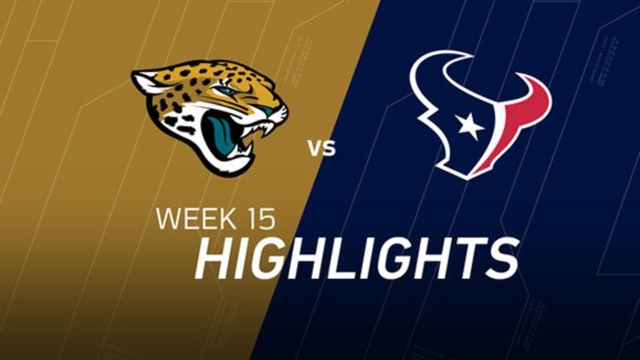 Texans vs. Jaguars Week 15 Highlights