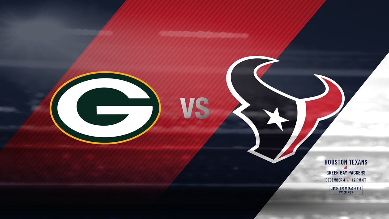 Pumped Up: Texans vs. Packers