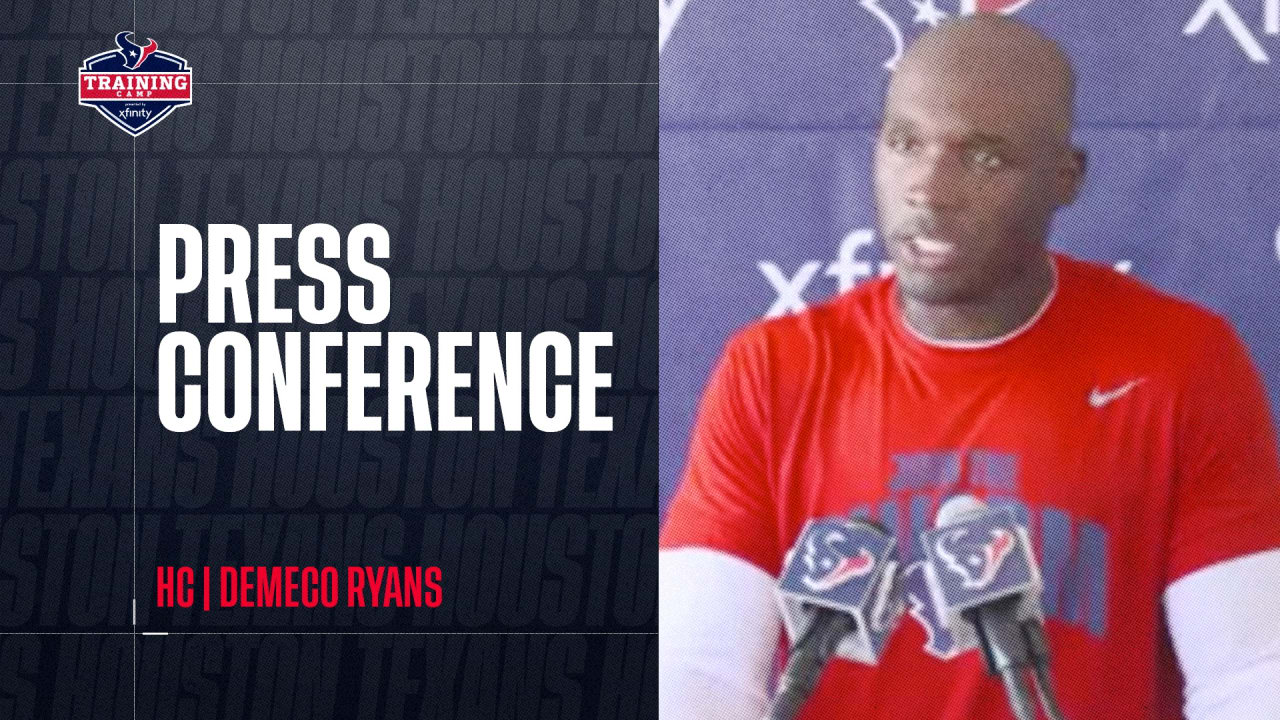 Head Coach DeMeco Ryans: 'You have to always be ready'