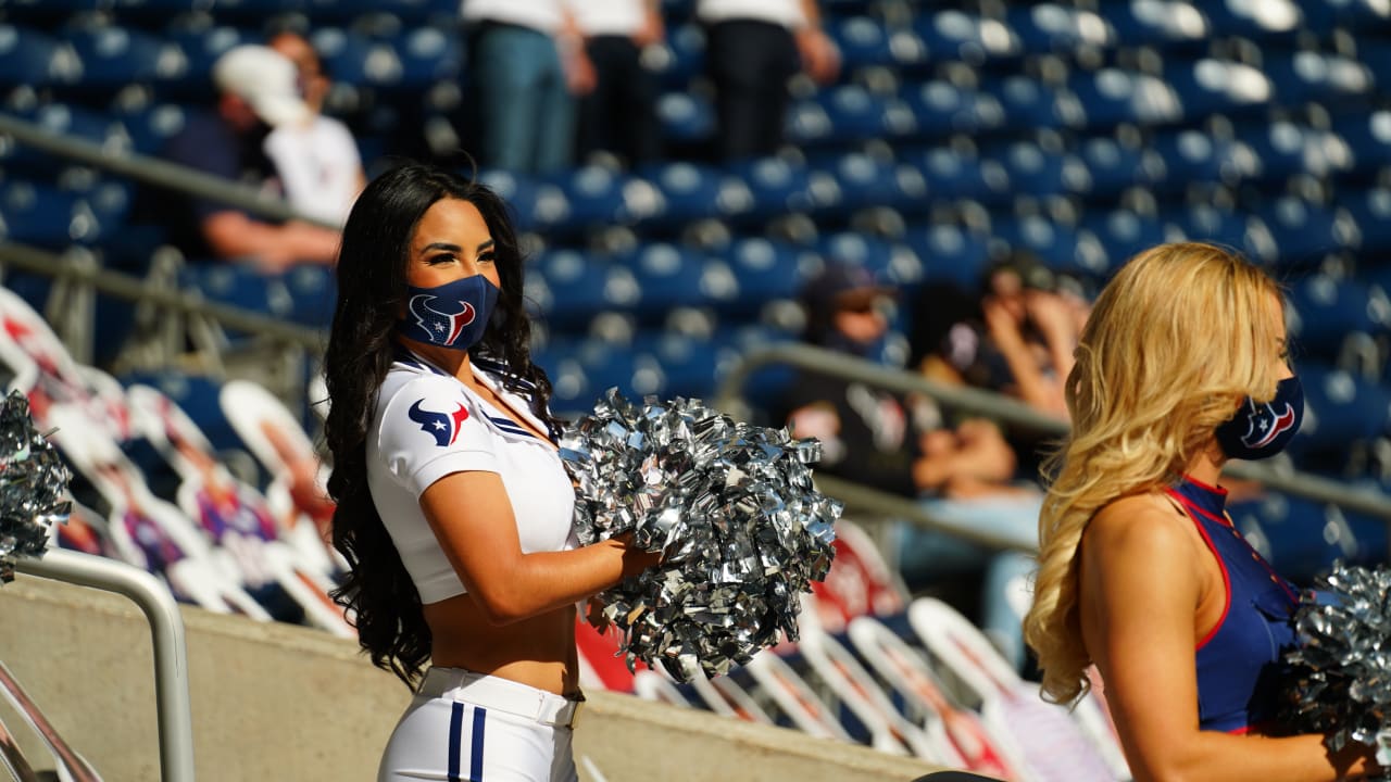 Cheerleaders Perform During Patriots - Texans Preseason Game