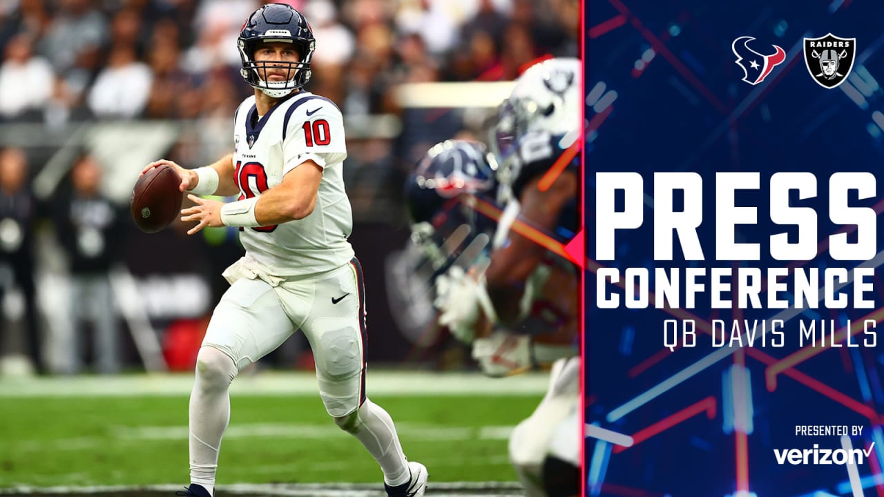 QB Davis Mills  Press Conference recapping Texans vs. Titans (12-24-2022)