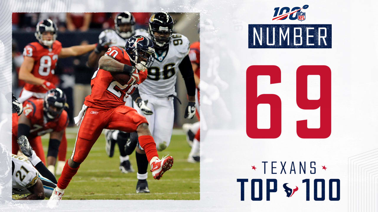 Texans Top 100 Rookie RB Steve Slaton leads team to MNF win