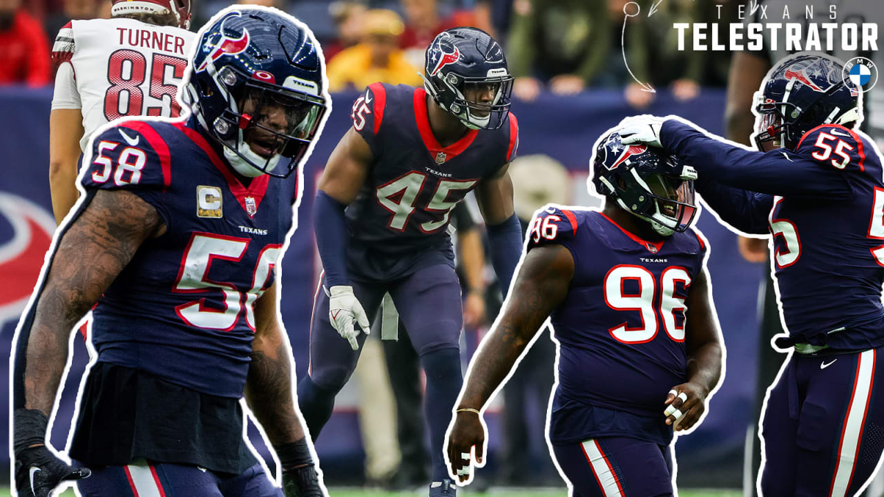 Breakdown + analysis of key plays from Texans-Commanders