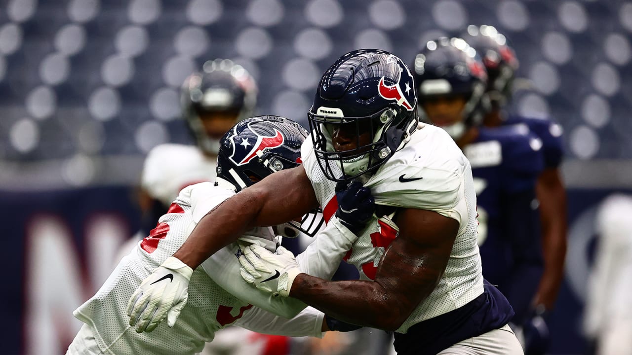 Houston Texans Ross Blacklock spoke with the media after practice on  Tuesday.