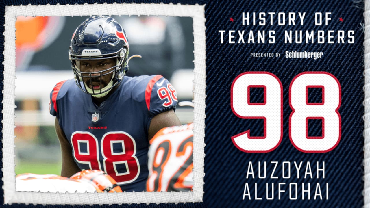 99  History of Texans Numbers