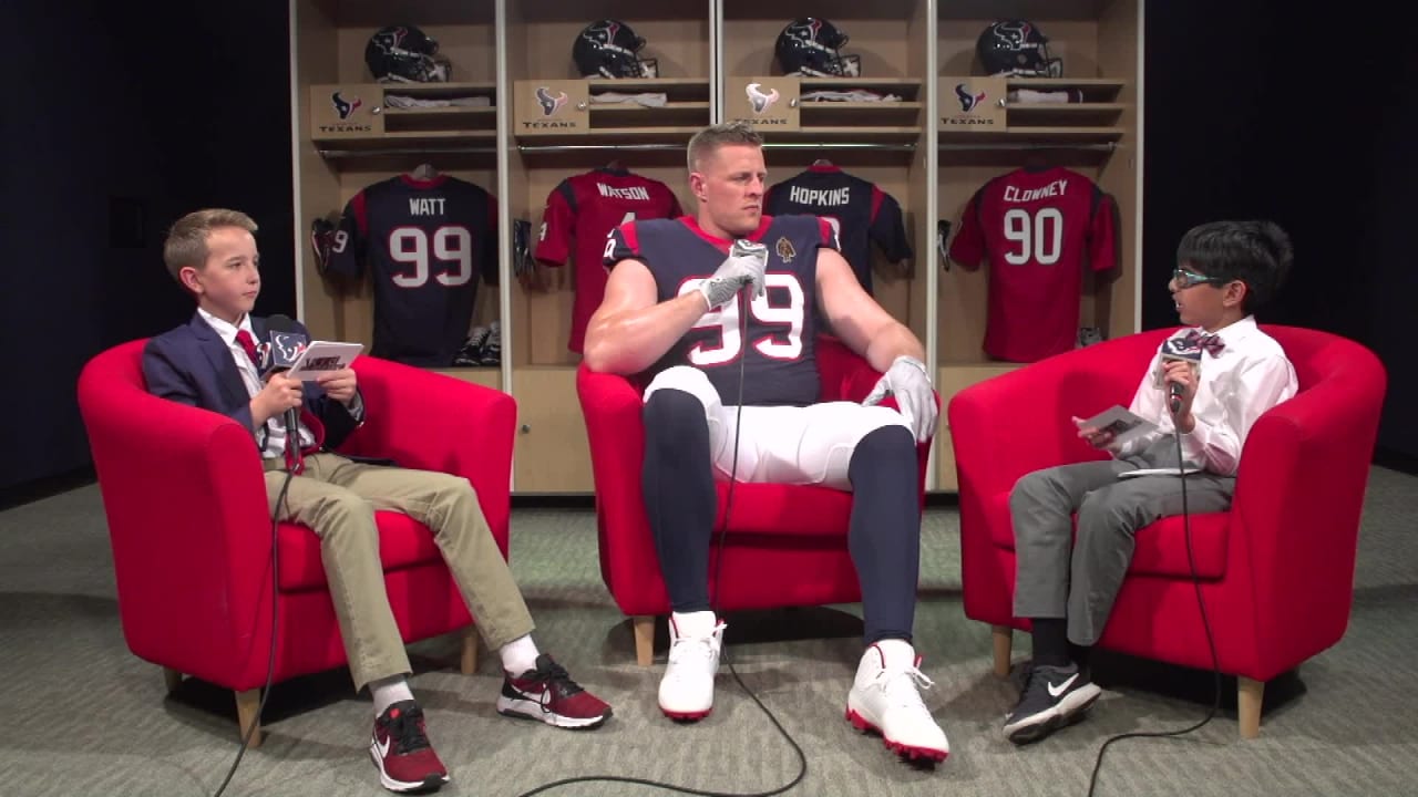 Big Texans DE J.J. Watt also has big personality