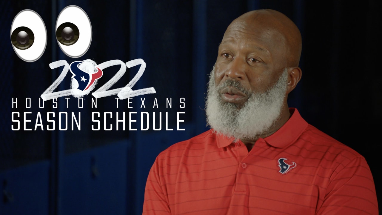 2022 Houston Texans Schedule Release 