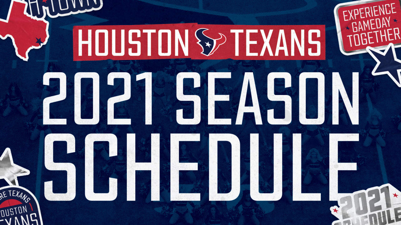 houston texans football team schedule