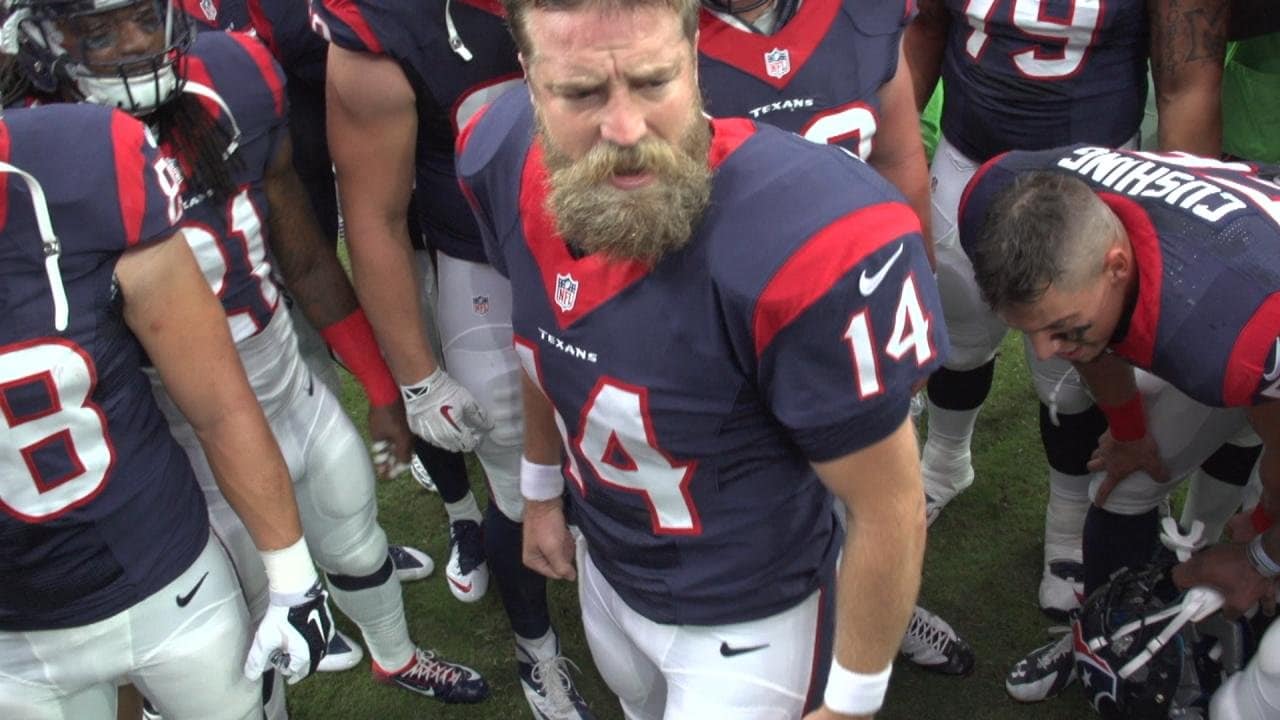 Ryan Fitzpatrick settling in as Texans' starting QB