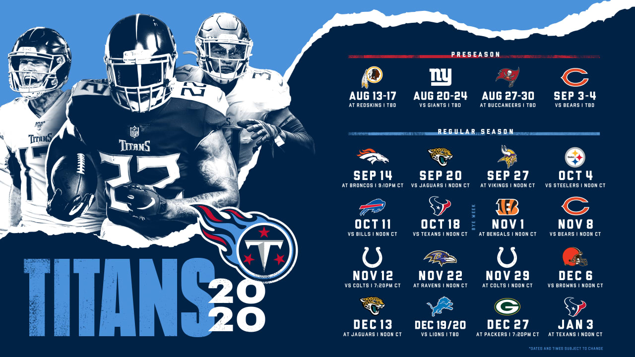 Titans Gameday Guide