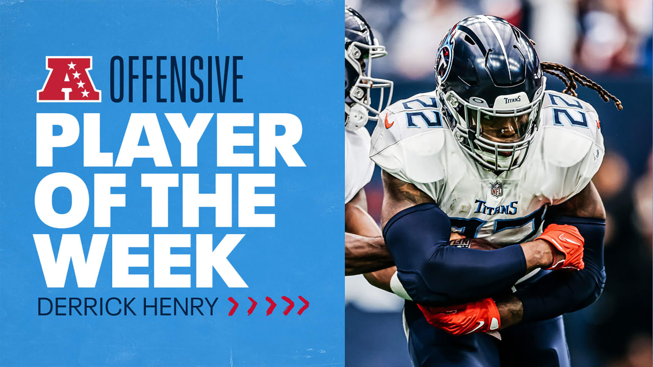 Titans RB Derrick Henry Named AFC Offensive Player of the Week