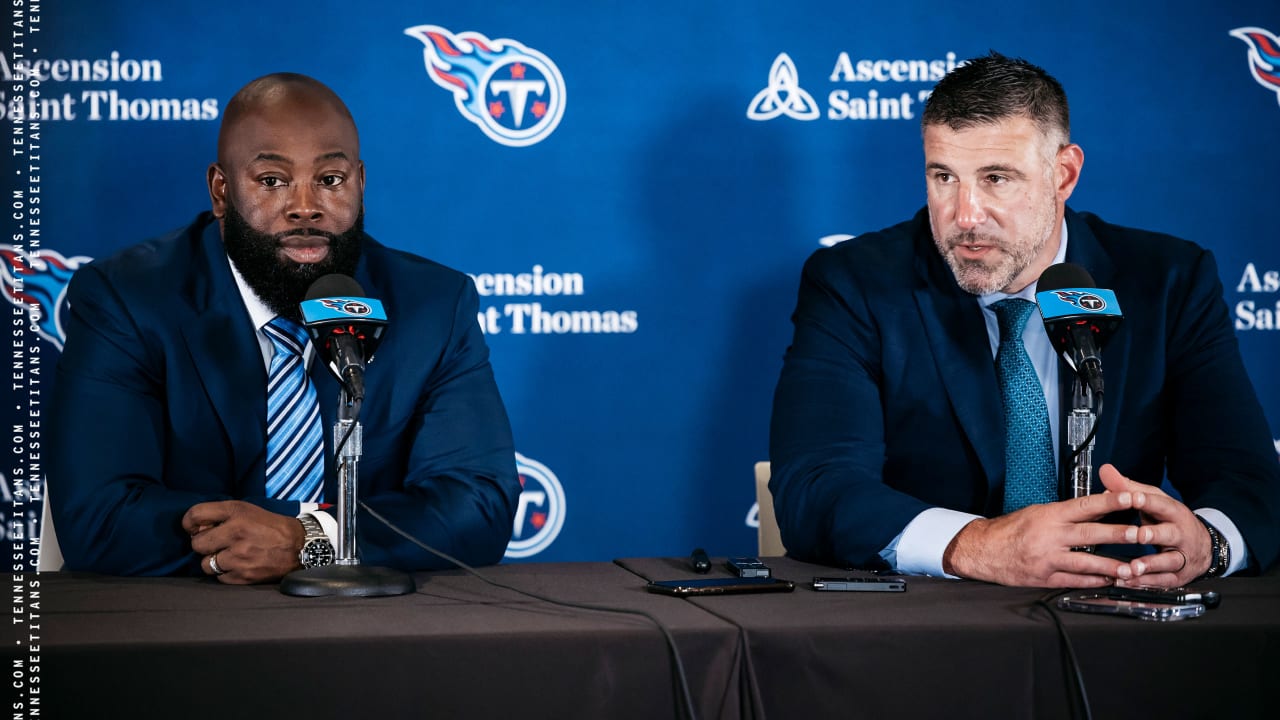 Titans GM Ran Carthon, HC Mike Vrabel Discuss Day 3 of the NFL Draft