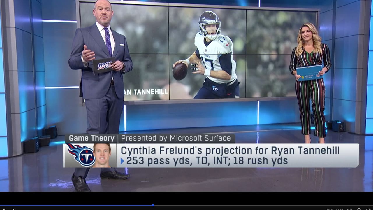 Cynthia Frelund projects players stats in Week 3